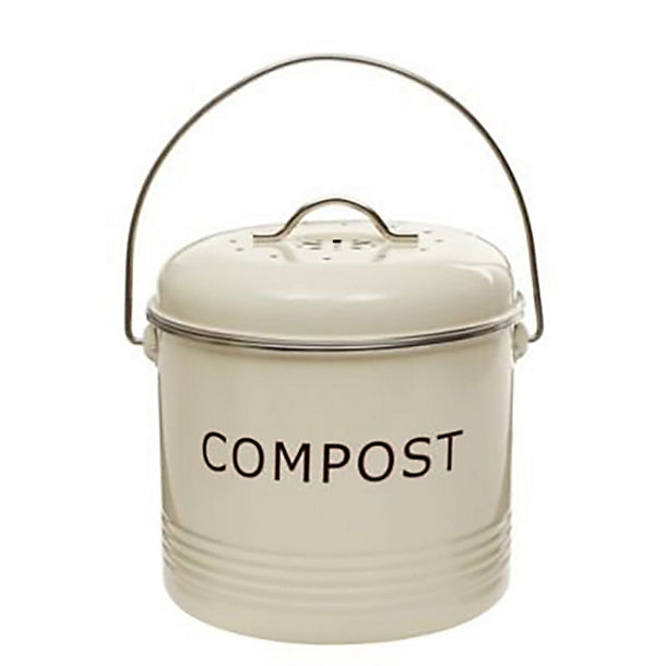 Worktop Compost Bin Cream 3.5L image(1)