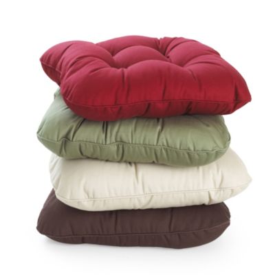 Kitchen Chair Cushion Cherry Red image(1)