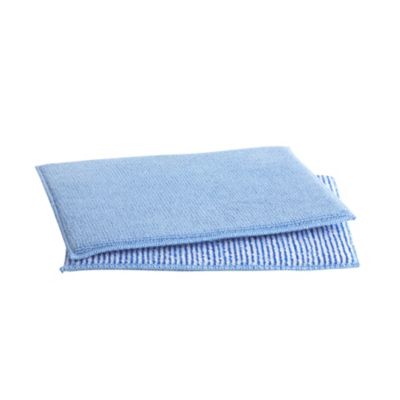 2 Microfibre Bathroom Scrubbing Pads image(1)