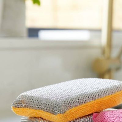 4 Lakeland Microfibre Dual Kitchen Sponges  image(2)