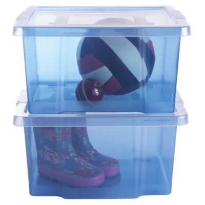 2 Stackable Storage Boxes image(1)
