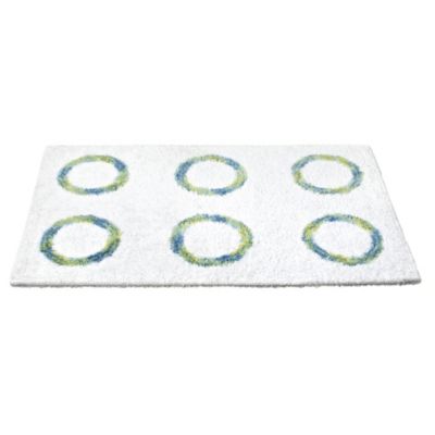 Blue Circles Bath Mat Lakeland