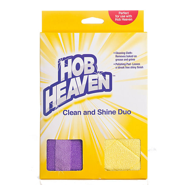 Hob Heaven Clean and Shine Duo Ceramic Hob Cleaning Cloths image(1)