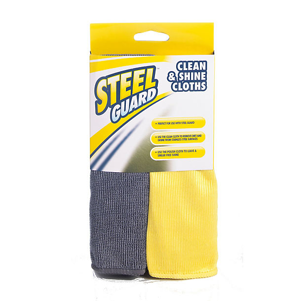 Steel Guard® Stainless Steel Clean & Shine Duo Cleaning Cloths image(1)