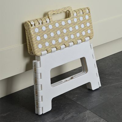 Basket Print Folding Step-Stool image(2)