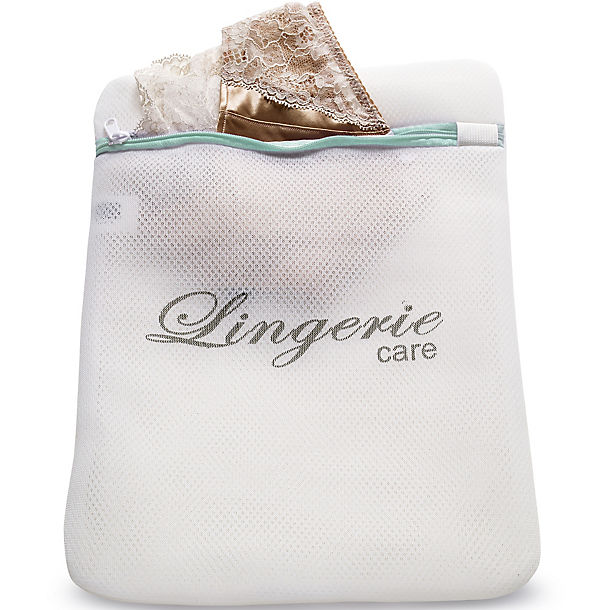 laundry bag washing bag - White laundry net bag cottonlilac Underwear washing bag mesh net S bra cleaning bag 