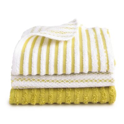 3 Scrubby Dishcloths - Cactus Green image(1)