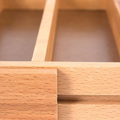 Expanding Drawer Organiser Cutlery Tray 5-7 Hole - Wooden image(3)