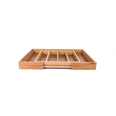 Expanding Drawer Organiser Cutlery Tray 5-7 Hole - Wooden image(5)