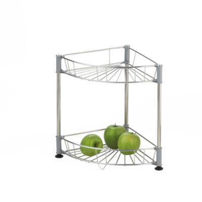 Small Stainless Steel Curved Shelf Unit image(1)