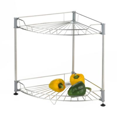 Medium Stainless Steel Curved Shelf Unit image(1)