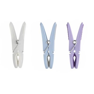 20 Flower Design Soft Grip Clothes Pegs image(2)