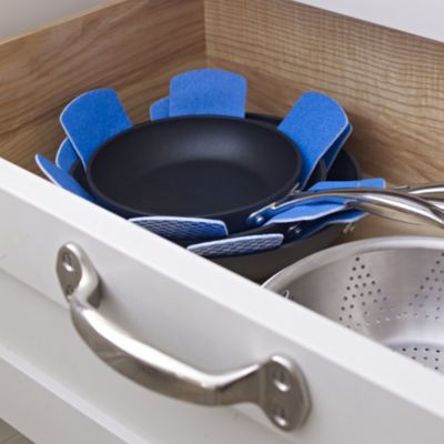 3 Anti Scratch Kitchen Pan Protectors - Purple image(2)