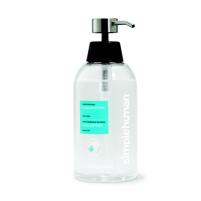 simplehuman Filled Soap Pump Fragrance Free image(1)