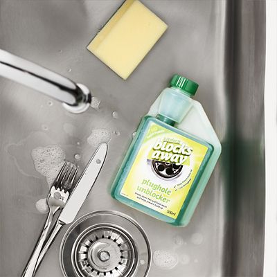 Kitchen Blocks Away Sink Plughole Unblocker 500ml image(2)