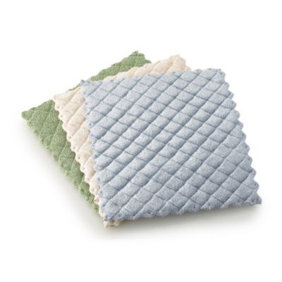 3 Quilted Wash Up Pads image()