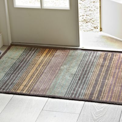 Turtle Mat Extra Large Gradient Stripe Indoor Floor Mat Lakeland