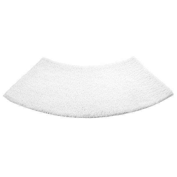 Large Curved Shower Mat - White image()