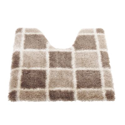 Cappuccino Check Pedestal Mat image()