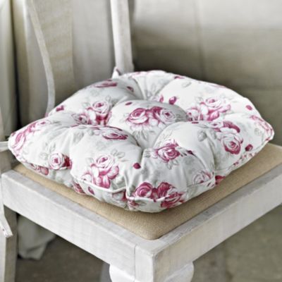 Antique Rose Kitchen Chair Cushion image()