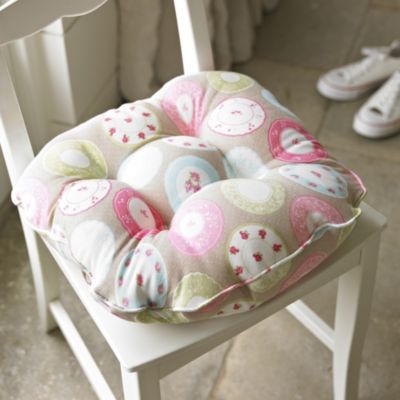 Vintage China Kitchen Chair Cushion Lakeland