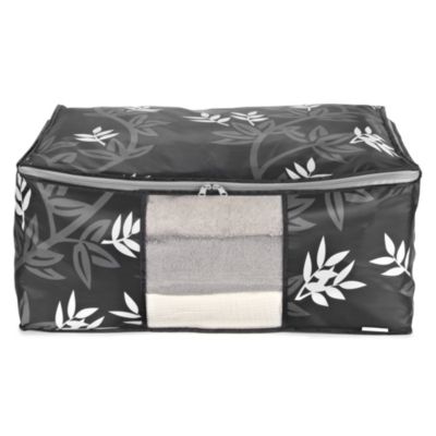 Storeasy Leaf Print Medium Storage Tote image()