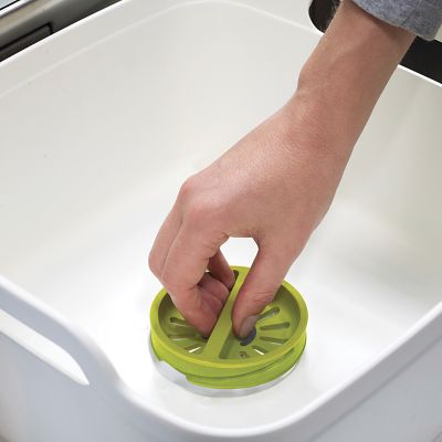 Joseph Joseph Wash and Drain Washing Up Bowl with Plug - Grey - (Image 2)