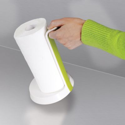 Joseph Joseph Easy Tear Kitchen Roll Holder White and Green image(2)