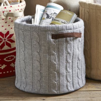 Cosy Cable Storage Tote - Grey image(1)