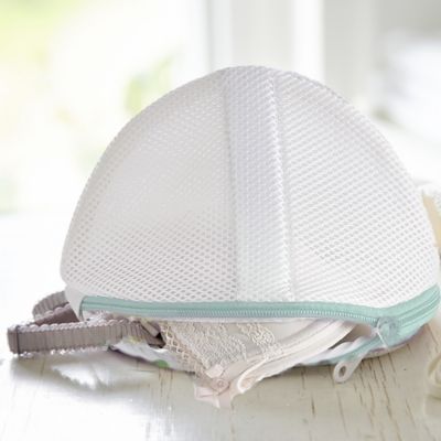 2 White Mesh Net Washing Bags For Bras - To Size GG image(2)