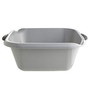 Square Washing-Up Bowl Grey