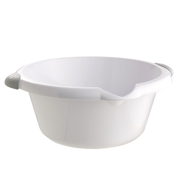 Round Washing-Up Bowl White image(1)