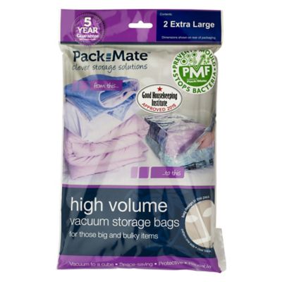 2 Pack-Mate® Anti Mould Clothes & Duvet Vacuum Storage Bags - 162L image(2)