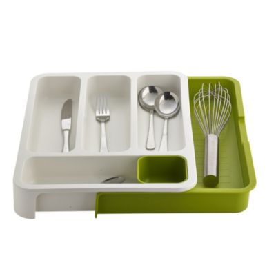 Joseph Joseph Expandable Cutlery Tray White Lakeland