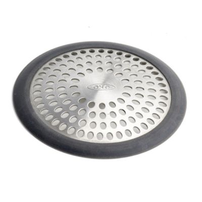 Bath Tub Drain Protector Gray - OXO 1 ct