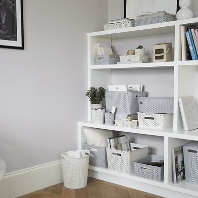 Large Faux Rattan Storage Tray image(3)