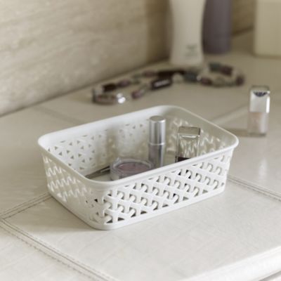 Small Faux Rattan Storage Tray image(2)