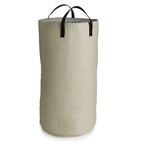 Standing Laundry Tote Canvas Basket 48L. image(1)