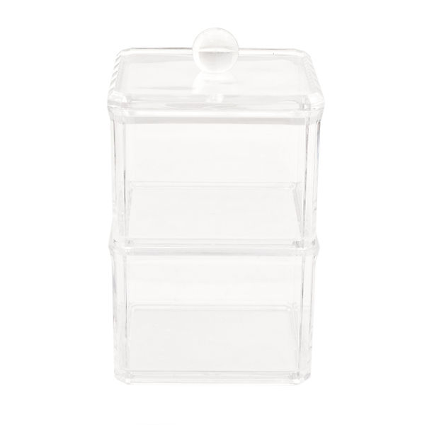 Glam Range Square Stackable Box with Lid image()