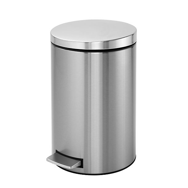 Brabantia® Compact Kitchen Waste Pedal Bin - Matt Silver 12L image()