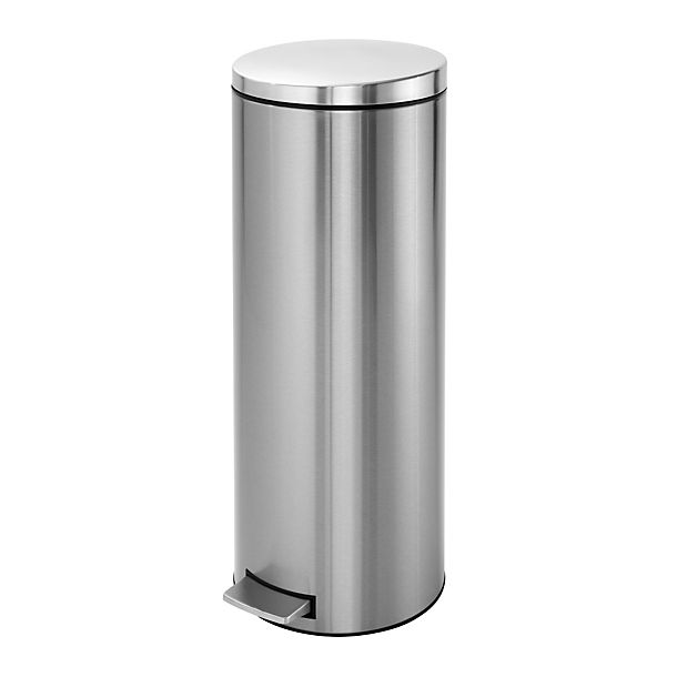 Brabantia® Tall Slim Kitchen Waste Pedal Bin - Silver 20L image()