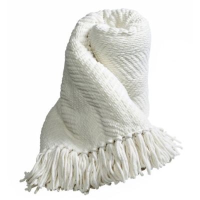 Soft Touch Throw Ivory image(1)