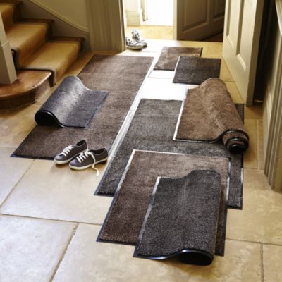 Microfibre Super-Absorbent Indoor Floor Runner Mat Coffee 180 x 60cm image(2)