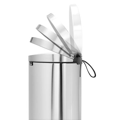 Brabantia® Flatback Kitchen Waste Pedal Bin - Silver 40L image(5)