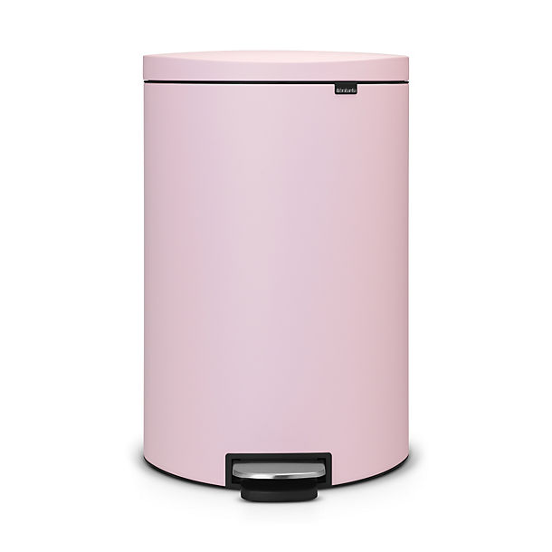 Brabantia® Flatback Kitchen Waste Pedal Bin - Pink 40L image(1)