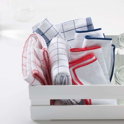 E-cloth Microfibre Classic Check Tea Towel - Black image(3)