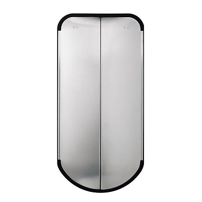 simplehuman Butterfly Lid Kitchen Recycler Pedal Bin - Silver 40L  image(6)