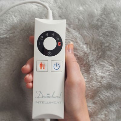 Faux Fur Electric Heated Throw Pearl Grey - 120 x 160cm image(5)