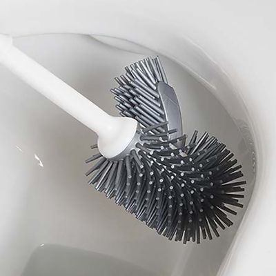 black bristle toilet brush