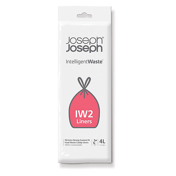 50 Joseph Joseph Intelligent Waste IW2 Food Caddy Liners 4L image()